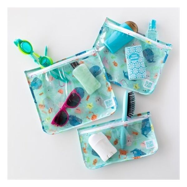 Bumkins Şeffaf Seyahat Çantası - Ocean Life