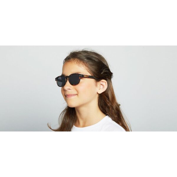 Izipizi Çocuk Güneş Gözlüğü #C Kahverengi Desenli