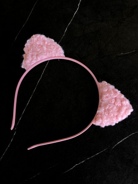 Kedi Taç - Pembe