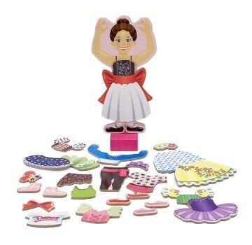 Melissa & Doug Ahşap Mıknatıslı Giydirme - Balerin