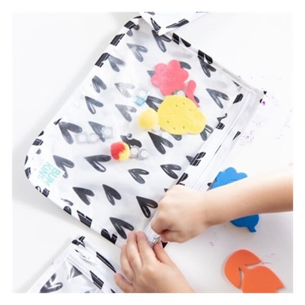 Bumkins Şeffaf Seyahat Çantası - Hearts