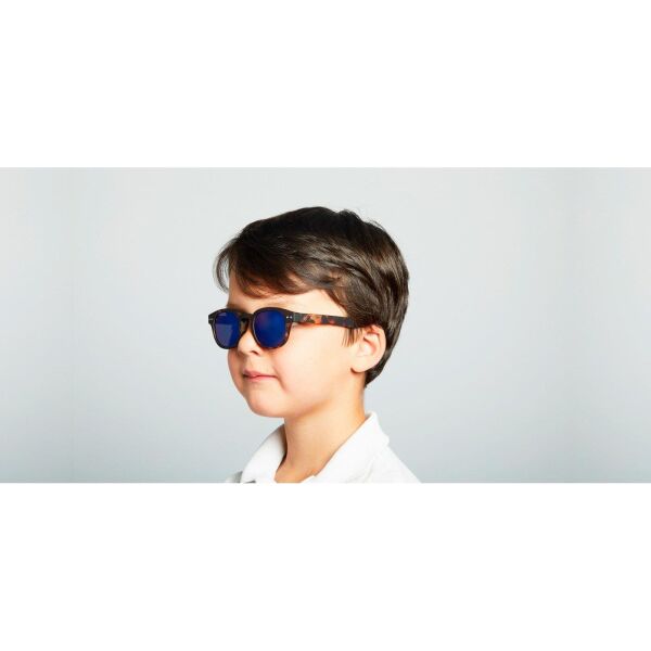 Izipizi Çocuk Güneş Gözlüğü #C Kahverengi Desenli