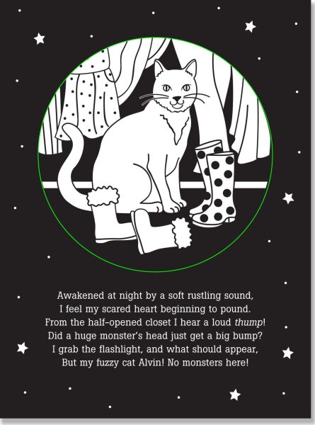 No Monsters Here Bed Time Shadow Book