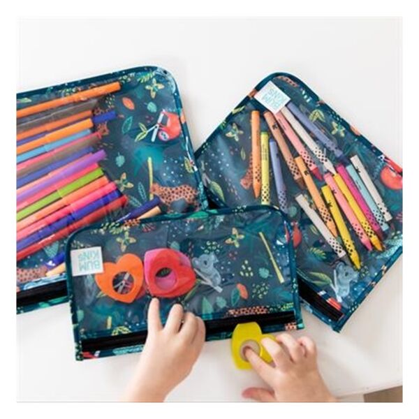 Bumkins Şeffaf Seyahat Çantası - Jungle