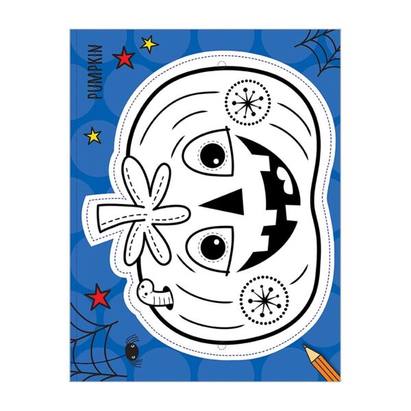Halloween Masks Sticker Activity Fun