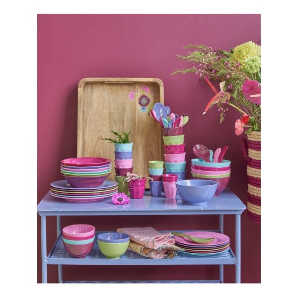 Melamin Yemek Tabağı - Açık Pembe