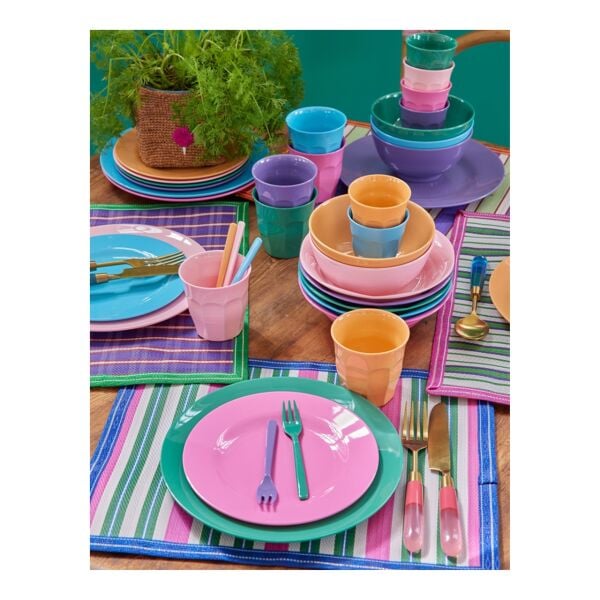 Melamin Yemek Tabağı - Açık Pembe