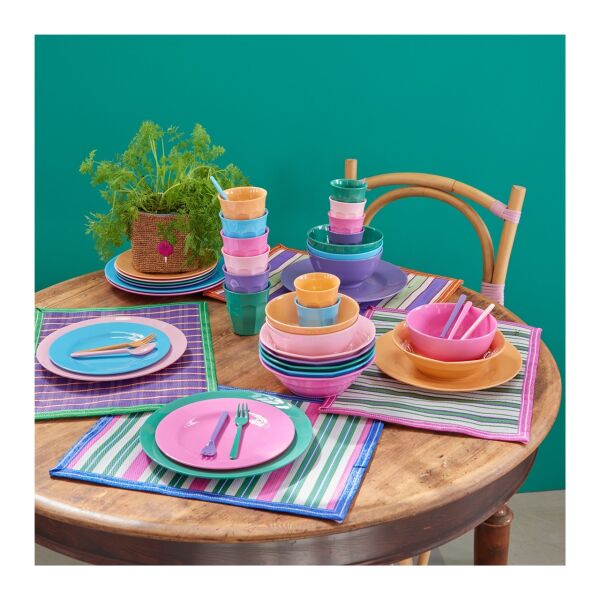 Melamin Yemek Tabağı - Açık Pembe