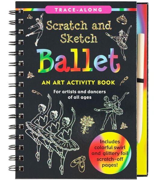 Trace Along Scratch and Sketch - Ballet