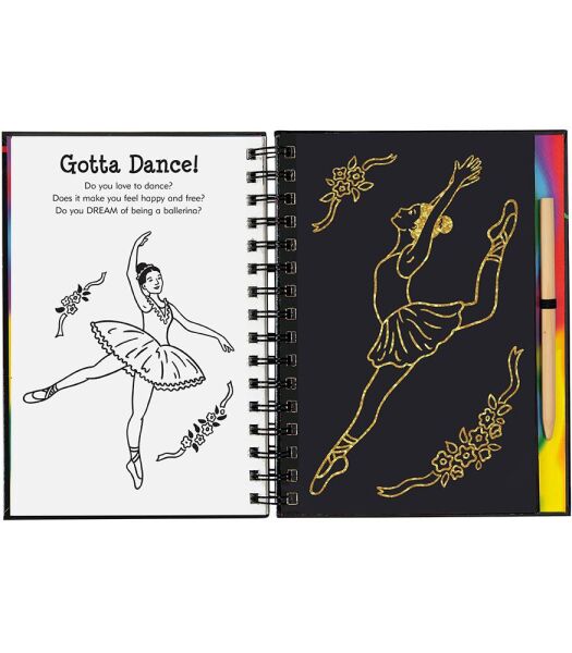 Trace Along Scratch and Sketch - Ballet