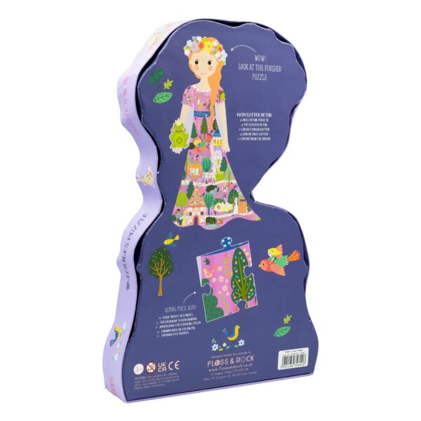 Floss Rock Prenses Şekilli Puzzle - Fairy Tale