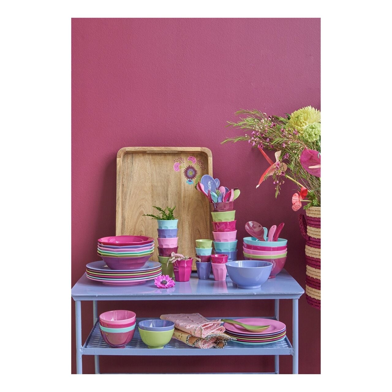 Melamin Yemek Tabağı - Mavi