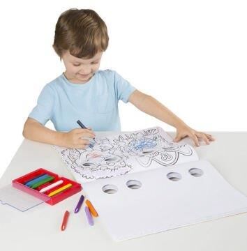 Melissa&Doug Dev Boyama Kitabı - Komik Yüzler