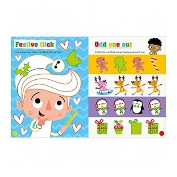 Never Touch a Grumpy Elf Sticker Activity Book