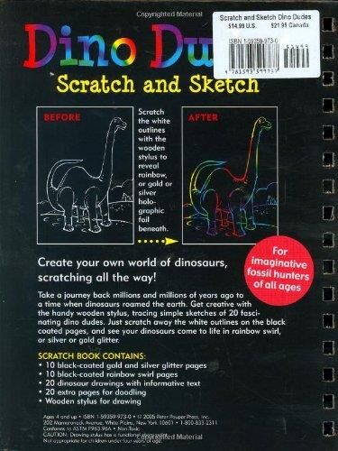 Scratch and Sketch - Dino Dudes