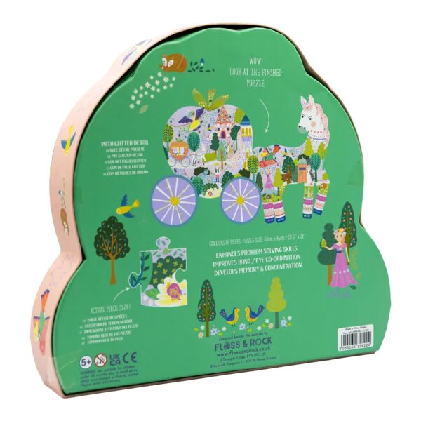 80 Parça Bal Kabağı Arabası Şekilli Puzzle