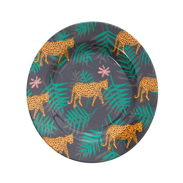 Melamin Tatlı Tabağı - Leopar