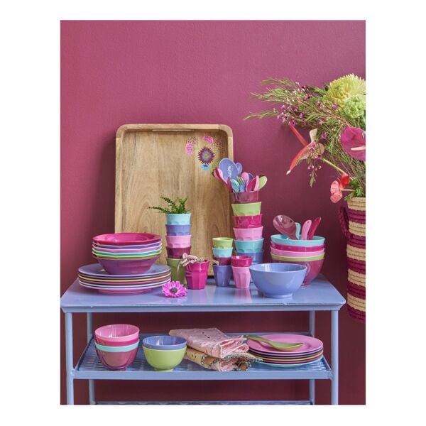 Melamin Yemek Tabağı - Fuşya