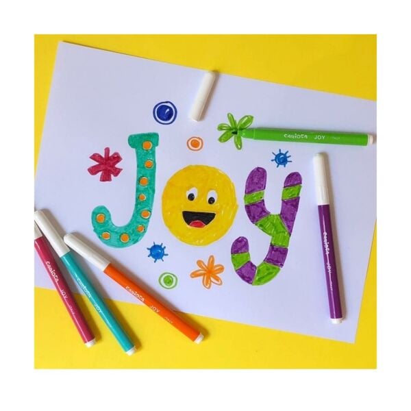 Carioca Joy  İnce Keçeli Boya Kalemi -  6 LI