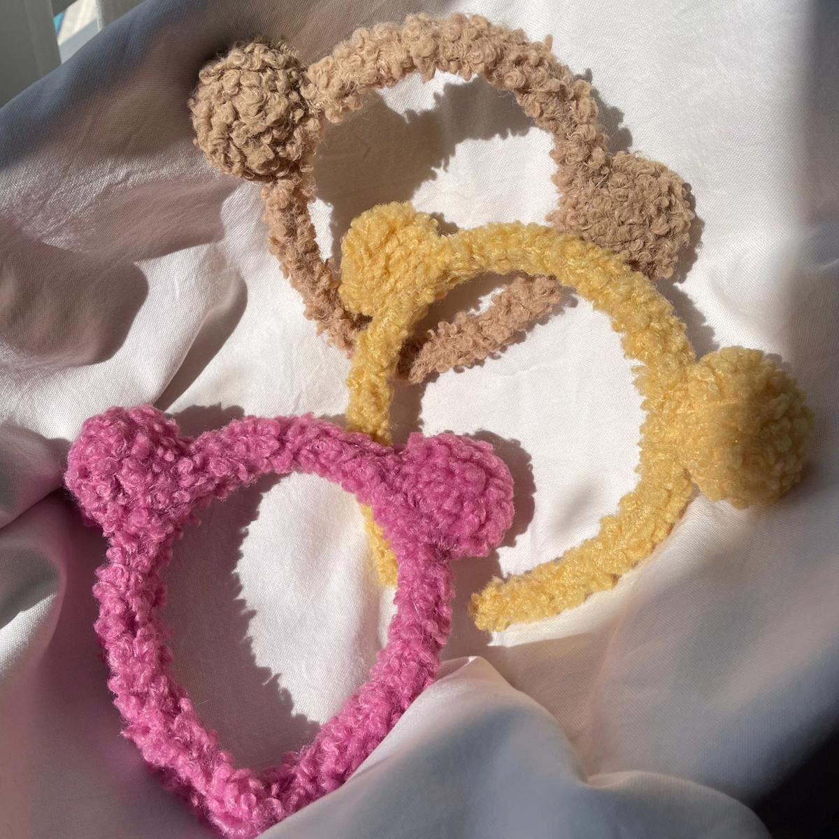 Curly Panda Taç - Sarı