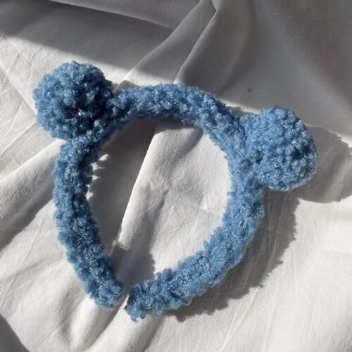 Curly Panda Taç - Mavi