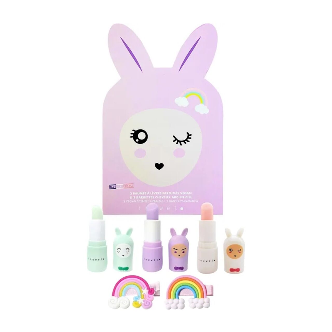 Inuwet 3 lü Dudak Balmı ve Toka Seti