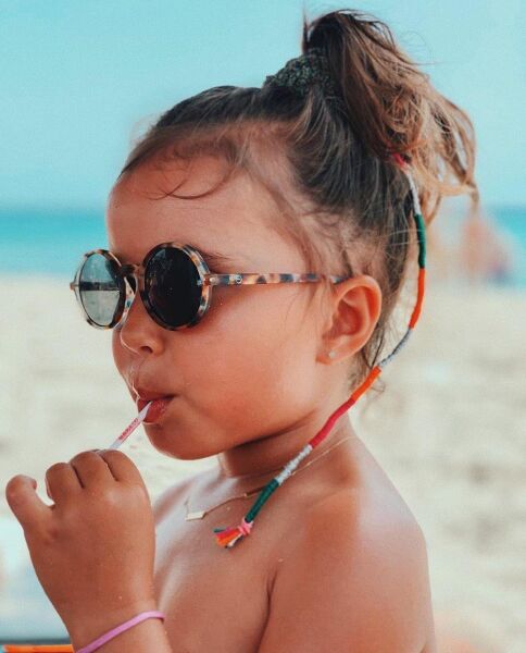 Izipizi Çocuk Güneş Gözlüğü #G Mavi Desenli