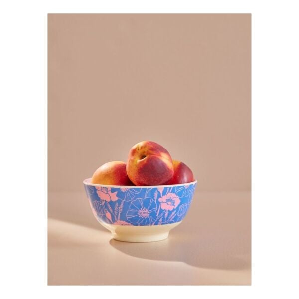 Melamin Kase - Büyük Boy Pembe Çiçek