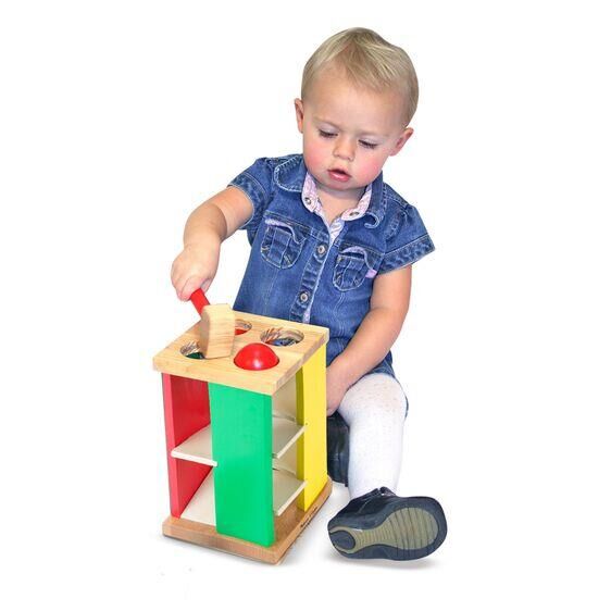 Melissa&Doug Ahşap Kule - Çak & Yuvarla