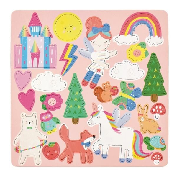 Mıknatıslı Kutu Oyunları - 4ü 1 arada Rainbow Fair