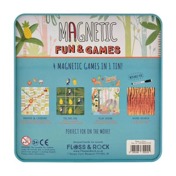 Mıknatıslı Kutu Oyunları - 4ü 1 Arada Jungle