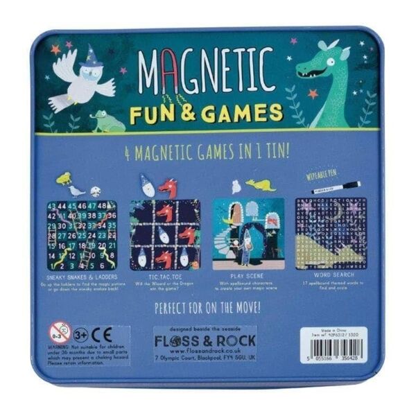 Mıknatıslı Kutu Oyunları - 4ü 1 arada Spellbound