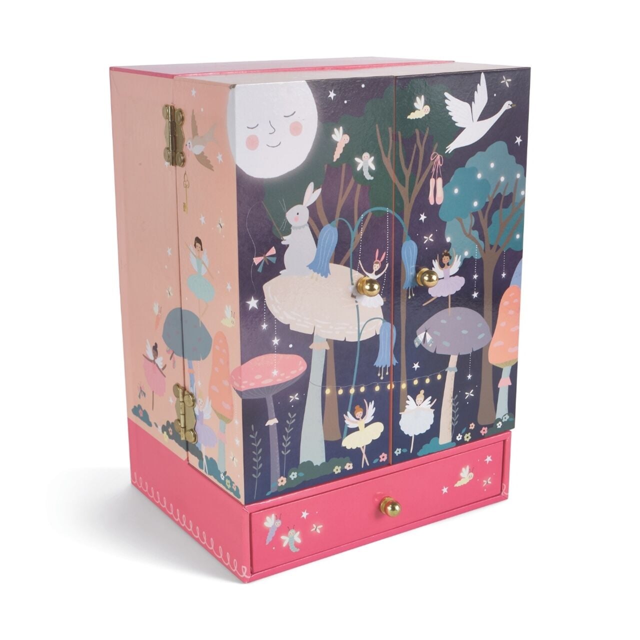 Floss Rock Müzikli Gardırop Mücevher Kutusu