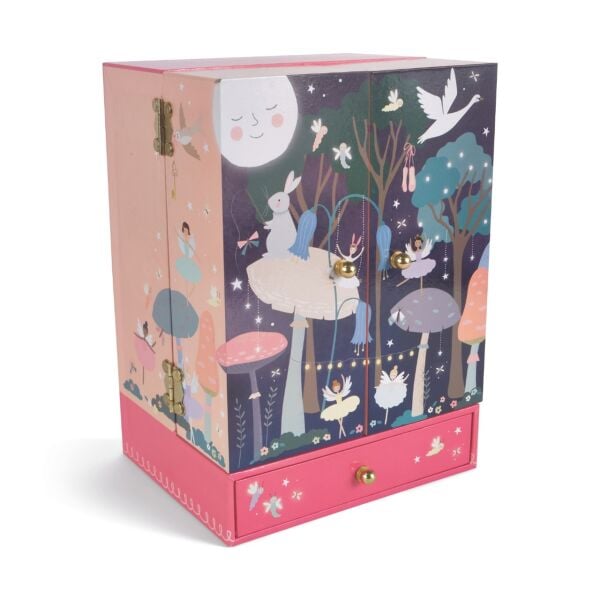 Floss Rock Müzikli Gardırop Mücevher Kutusu