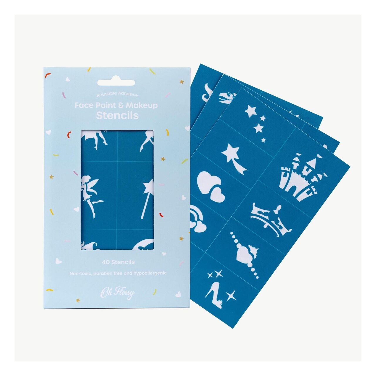 Oh Flossy Yapışkanlı ve Tekrar Kullanılabilen Yüz