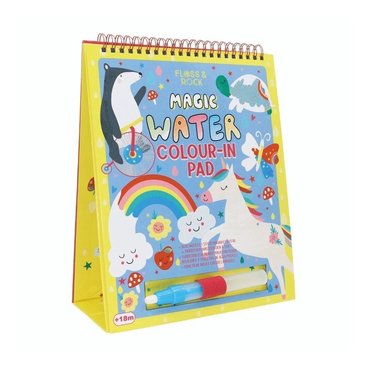 Floss Rock Water Magic Boyama Kitabı-Rainbow Fairy