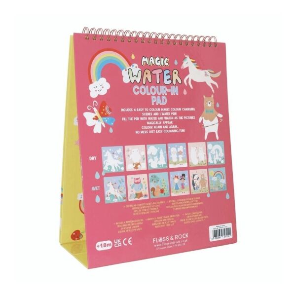 Floss Rock Water Magic Boyama Kitabı-Rainbow Fairy