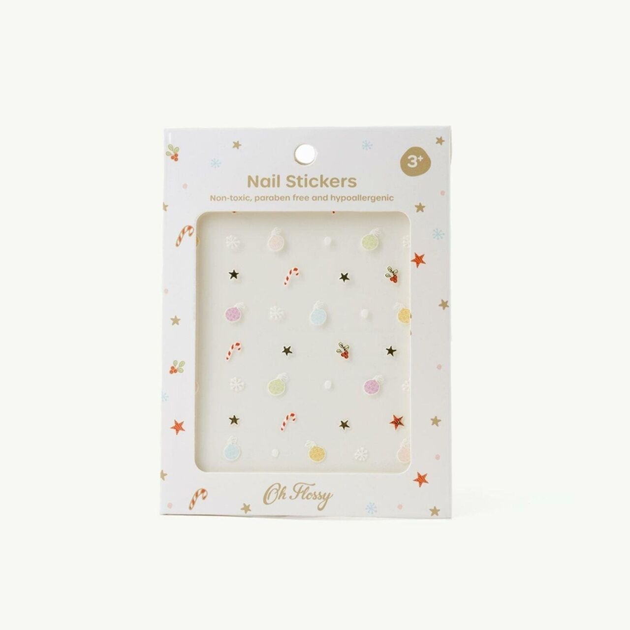 Oh Flossy Çocuk Tırnak Sticker Seti / Christmas