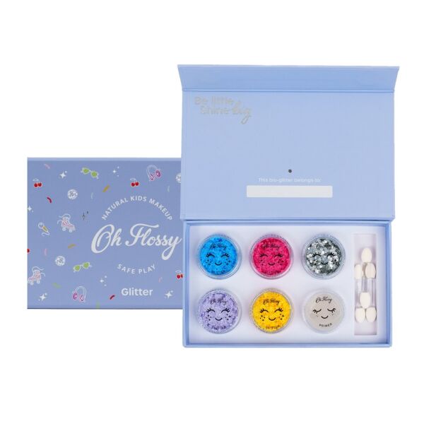 Oh Flossy Çocuk Doğal Simli Makyaj Seti/ Disco