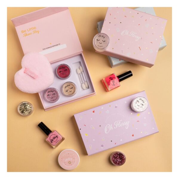 Oh Flossy Çocuk Doğal Simli Makyaj Seti/ Disco