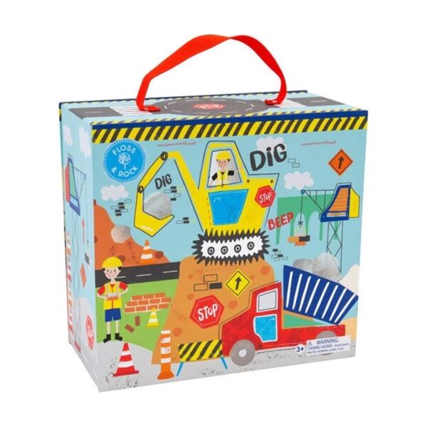 Floss Rock Ahşap Figürlü Oyun Kutusu-Construction