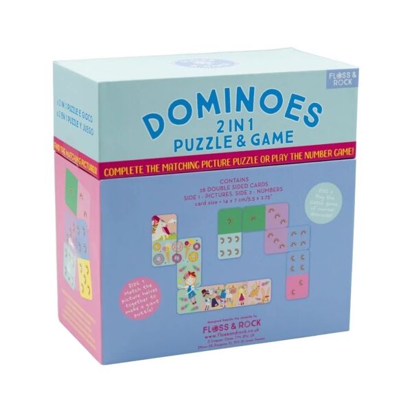 Floss Rock Çift Taraflı Domino Kartları - Rainbow