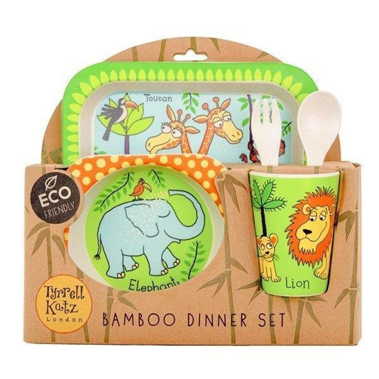Tyrrell Katz Bambu 5 Parça Yemek Seti Jungle