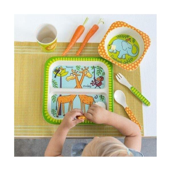 Tyrrell Katz Bambu 5 Parça Yemek Seti Jungle