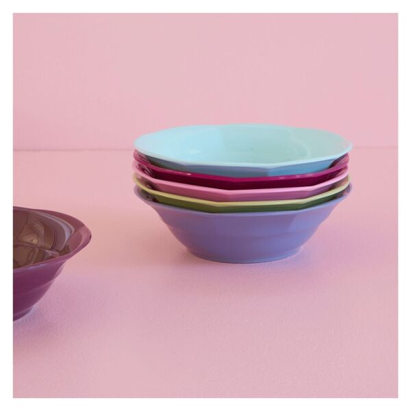 Melamin Çukur Tabak - Fuşya