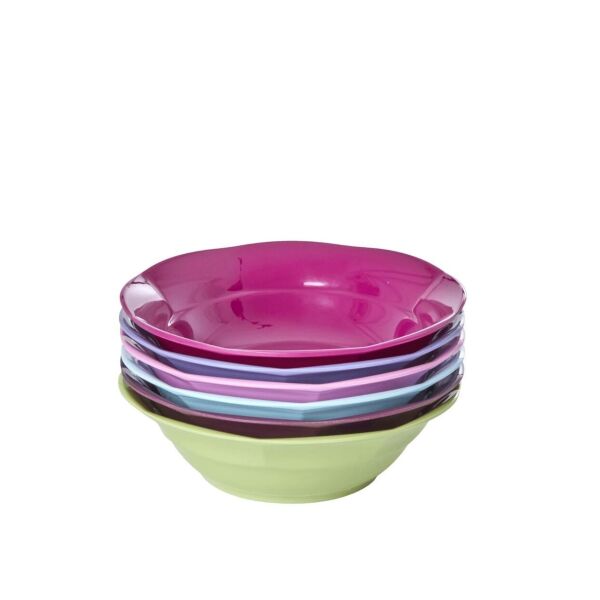 Melamin Çukur Tabak - Bordo