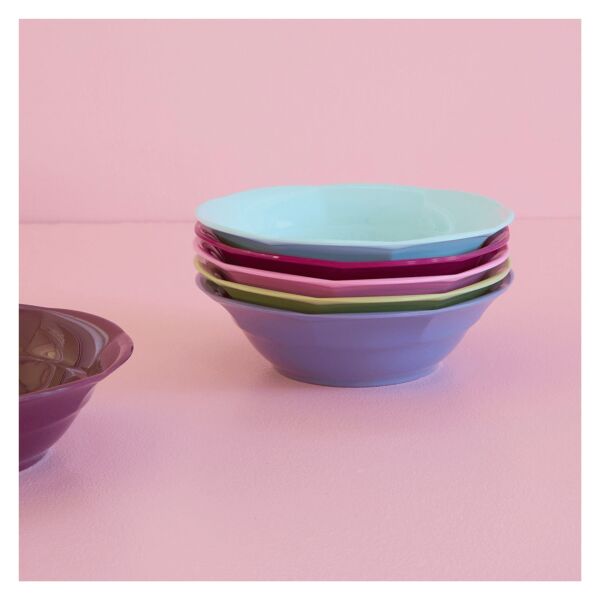 Melamin Çukur Tabak - Bordo