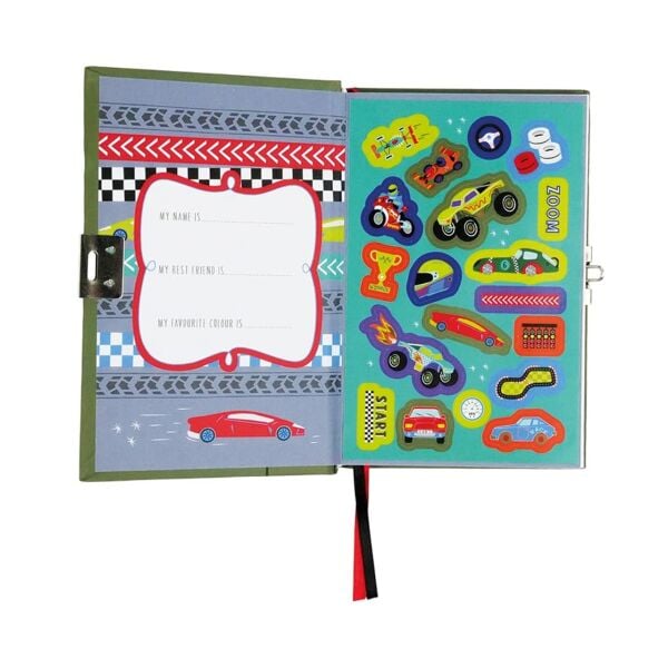 FLOSS & ROCK Kokulu Kilitli Günlük / Cars