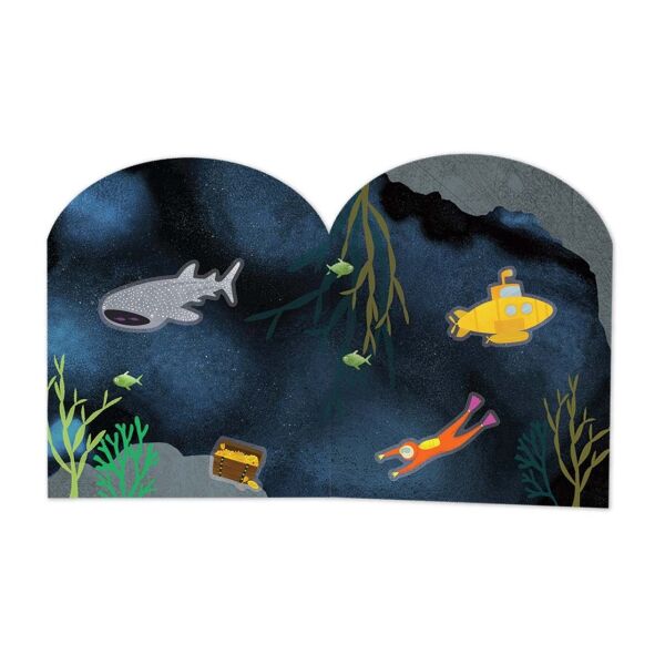 Floss Rock Tak Çıkart Sticker Oyun Sahnesi - Deep