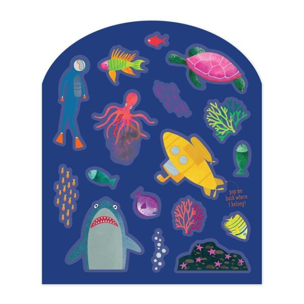 Floss Rock Tak Çıkart Sticker Oyun Sahnesi - Deep